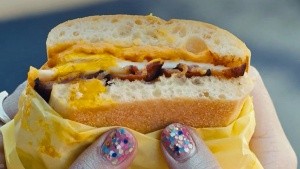 Perfect egg sandwich